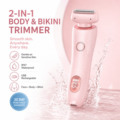 2-in-1 Wet & Dry Body Trimmer