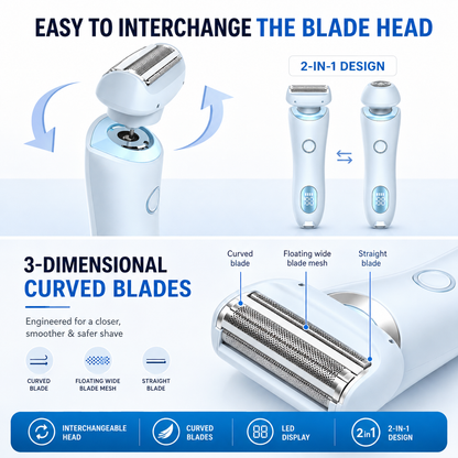 2-in-1 Wet & Dry Body Trimmer
